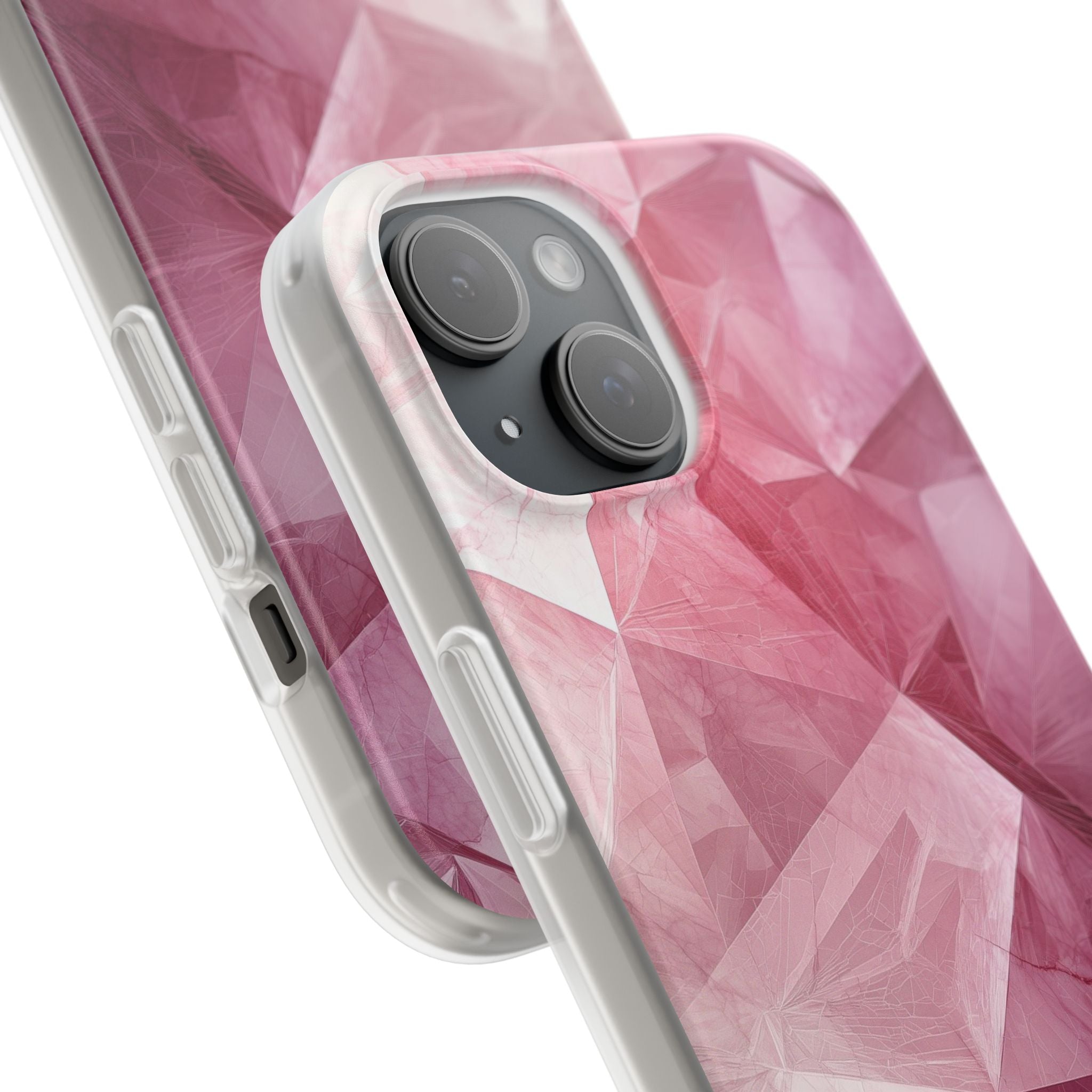 Shattered Rose Shards · Soft Phone Case for iPhone