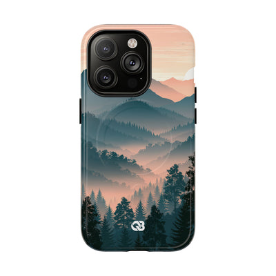 Teal Tough 2.0 Magsafe Phone Case for iPhone - Alpine Teal Horizon