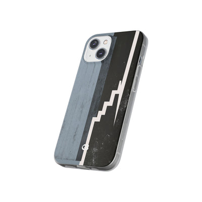 Grey Lite Phone Case for iPhone - Industrial Concrete Void