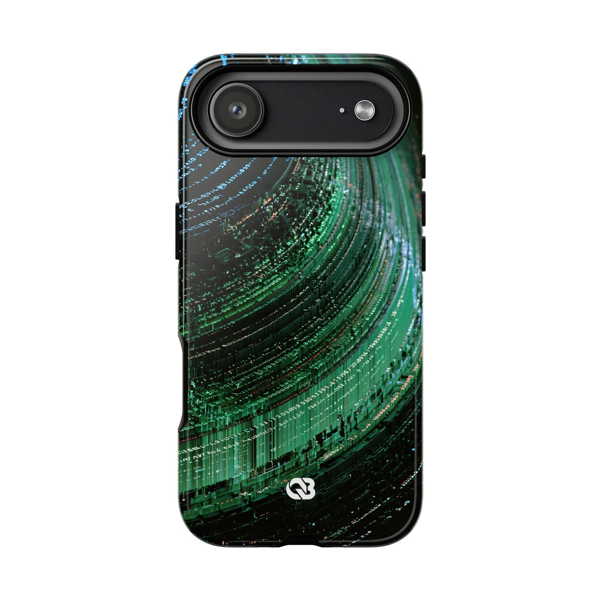 Orbital Data Stream · Tough Phone Case for iPhone · Green