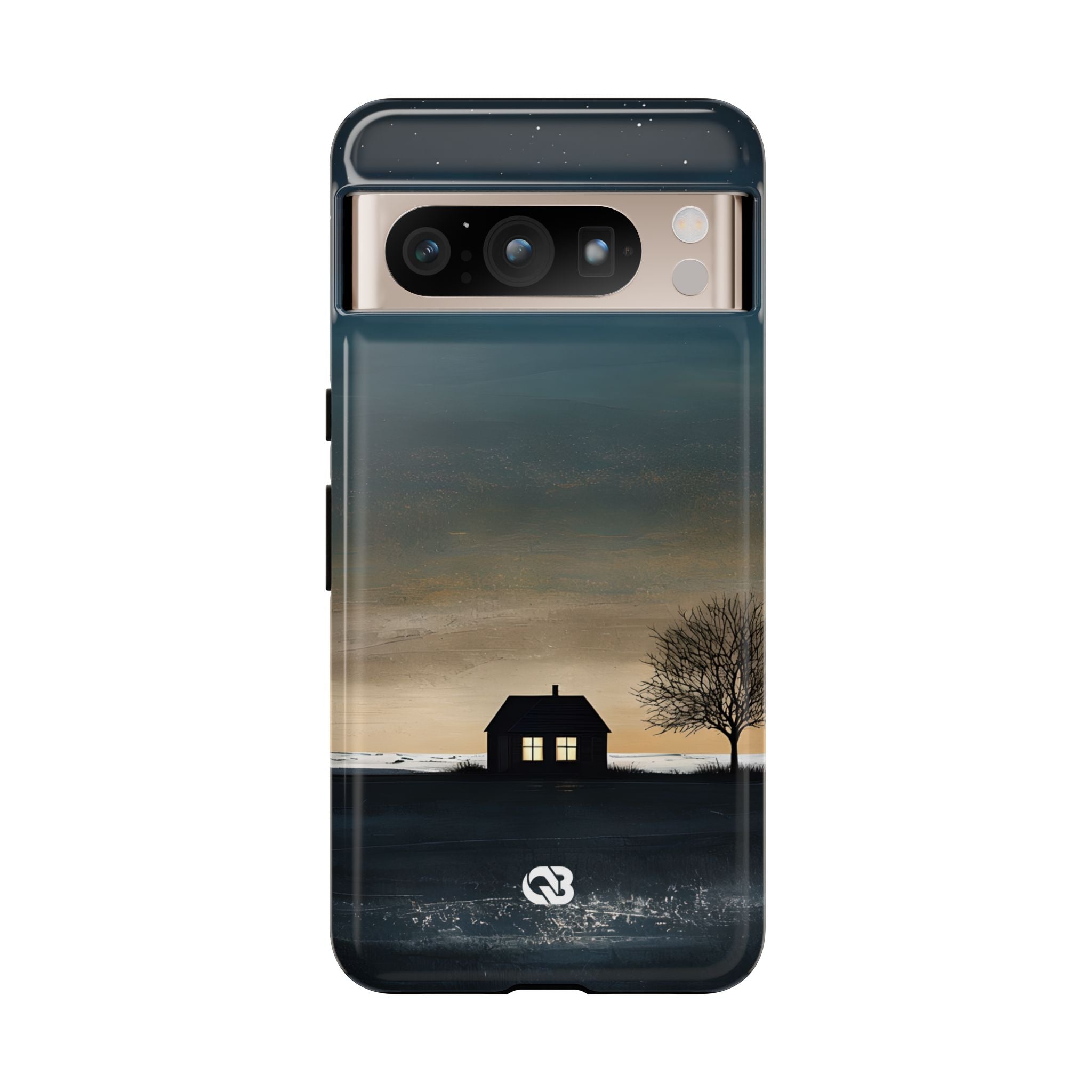 Midnight Cabin Glow · Tough Hoesje voor Google Pixel