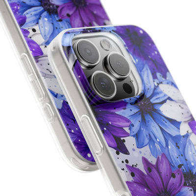 Ink Splatter Blooms · Soft Coque de téléphone pour iPhone