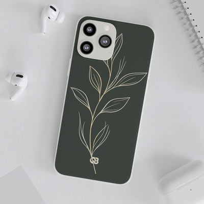 Minimal Botanical Stem · Lite Phone Case for iPhone ·  Green