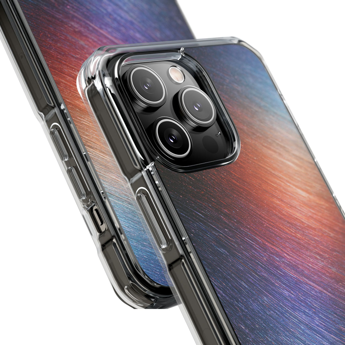 Radiant Energy Stream · Clear Impact Magnetic Phone Case for iPhone · Blue