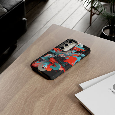 Fragmented Cyber Core · Tough Phone Case for Samsung · Black
