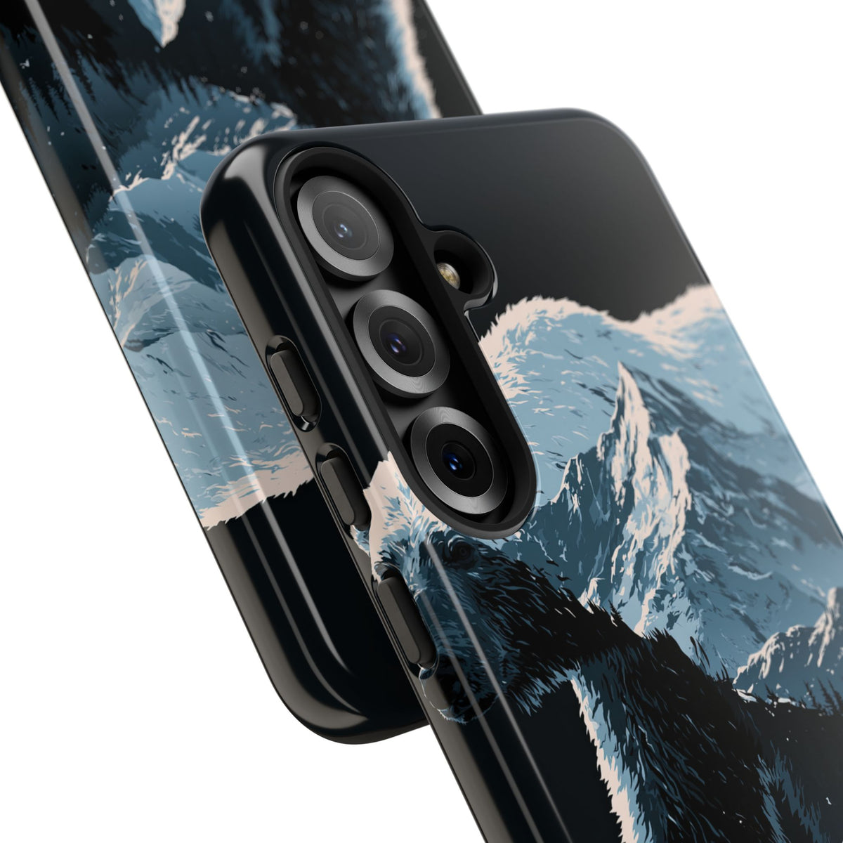 Nordic Arctic Bear · Tough Phone Case for Samsung · Black