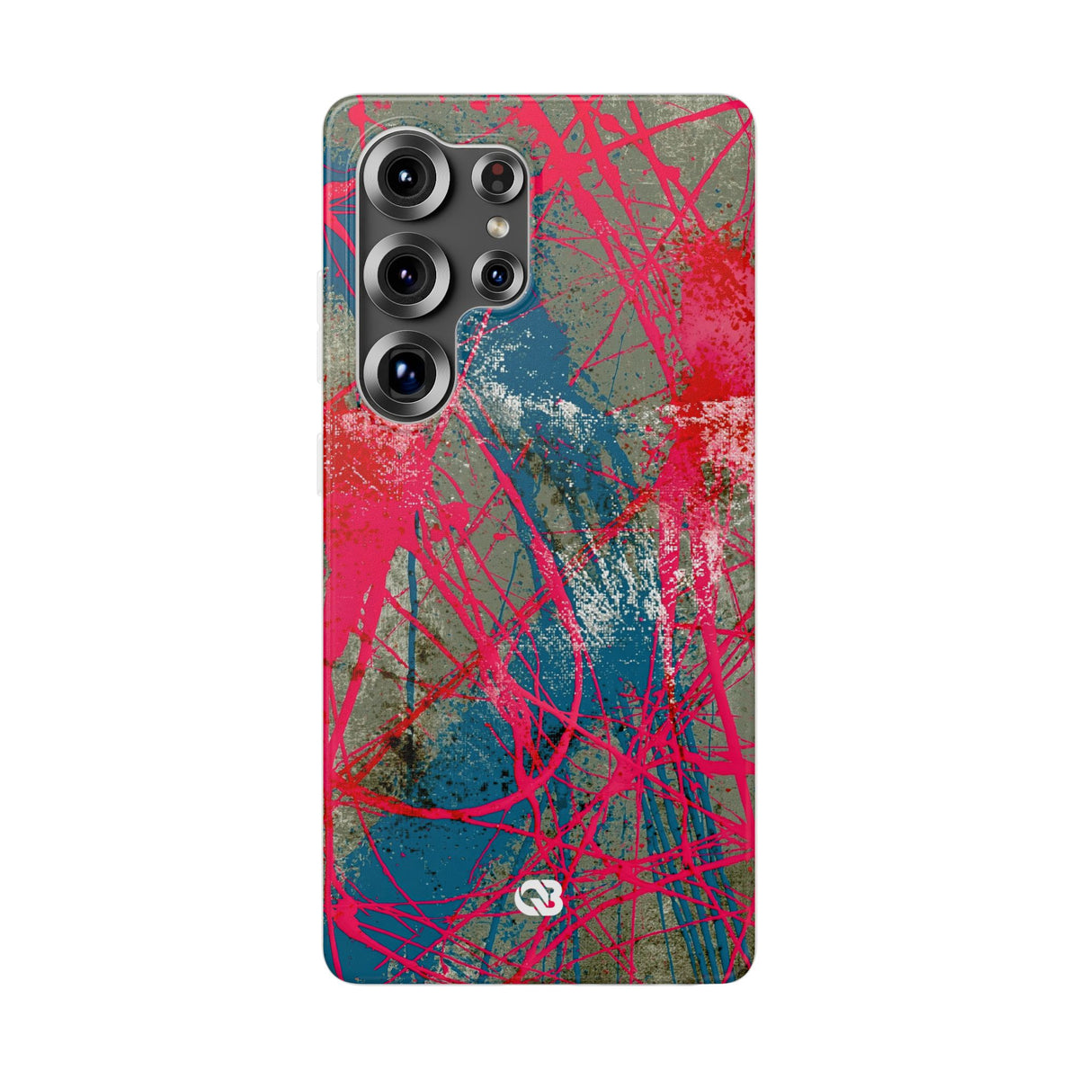 Neon Static Drip · Lite Phone Case for Samsung · Pink