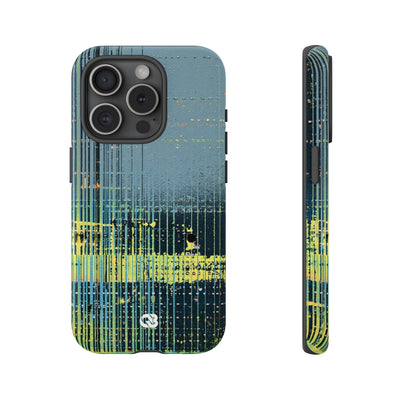 Acid Raster Circuit · Tough Phone Case for iPhone · Teal