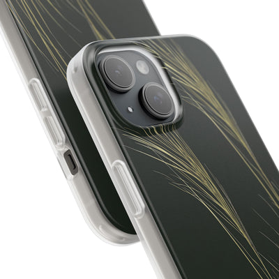 Green Lite Phone Case for iPhone - Midnight Gilded Grass