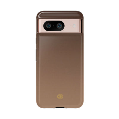Brown Tough Phone Case for Google Pixel - Smoked Caramel Fade