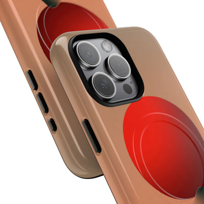 Crimson Sol Ridge · Tough 2.0 Magnetic Phone Case for iPhone · Red