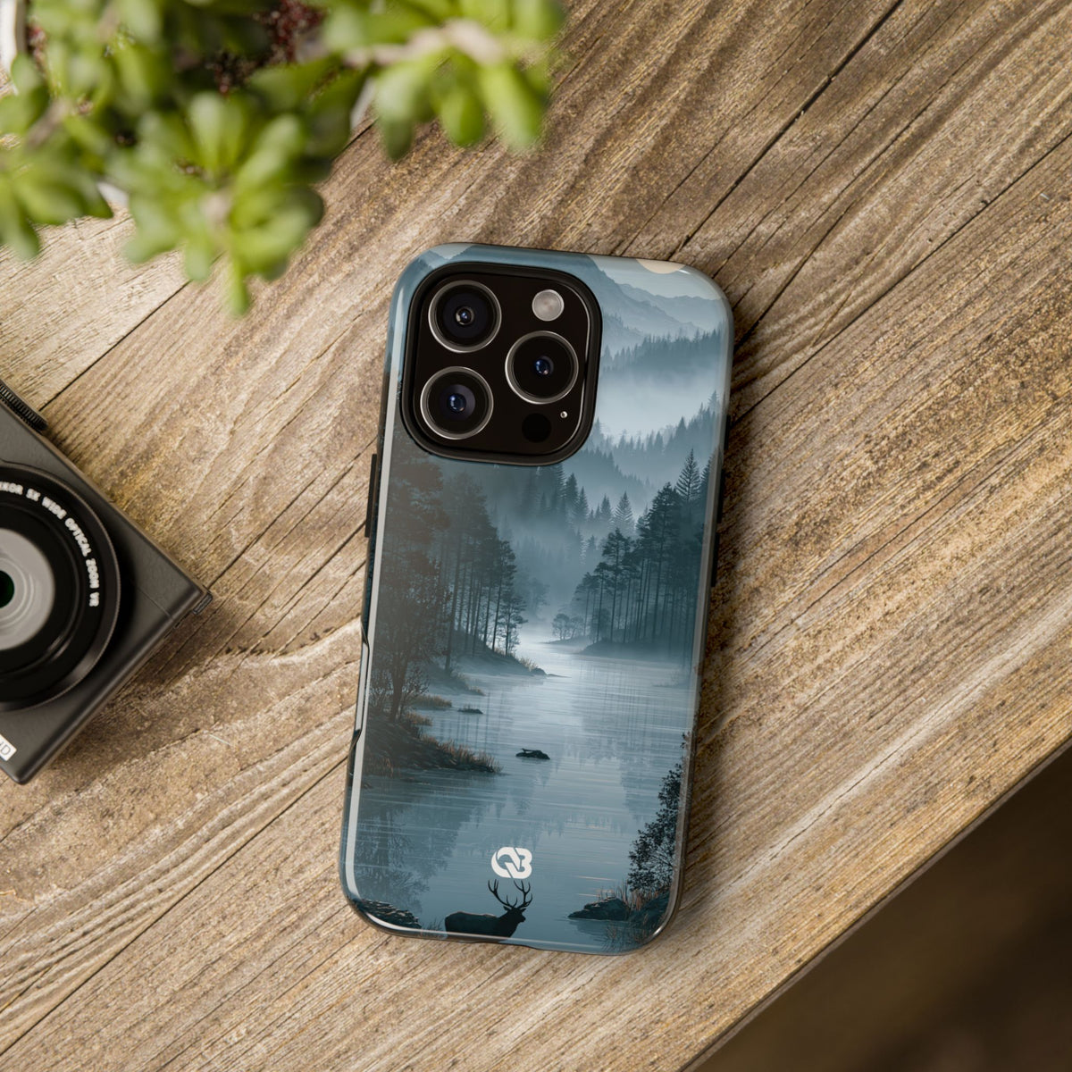 Silent Nordic Fjord · Tough Phone Case for iPhone · Blue