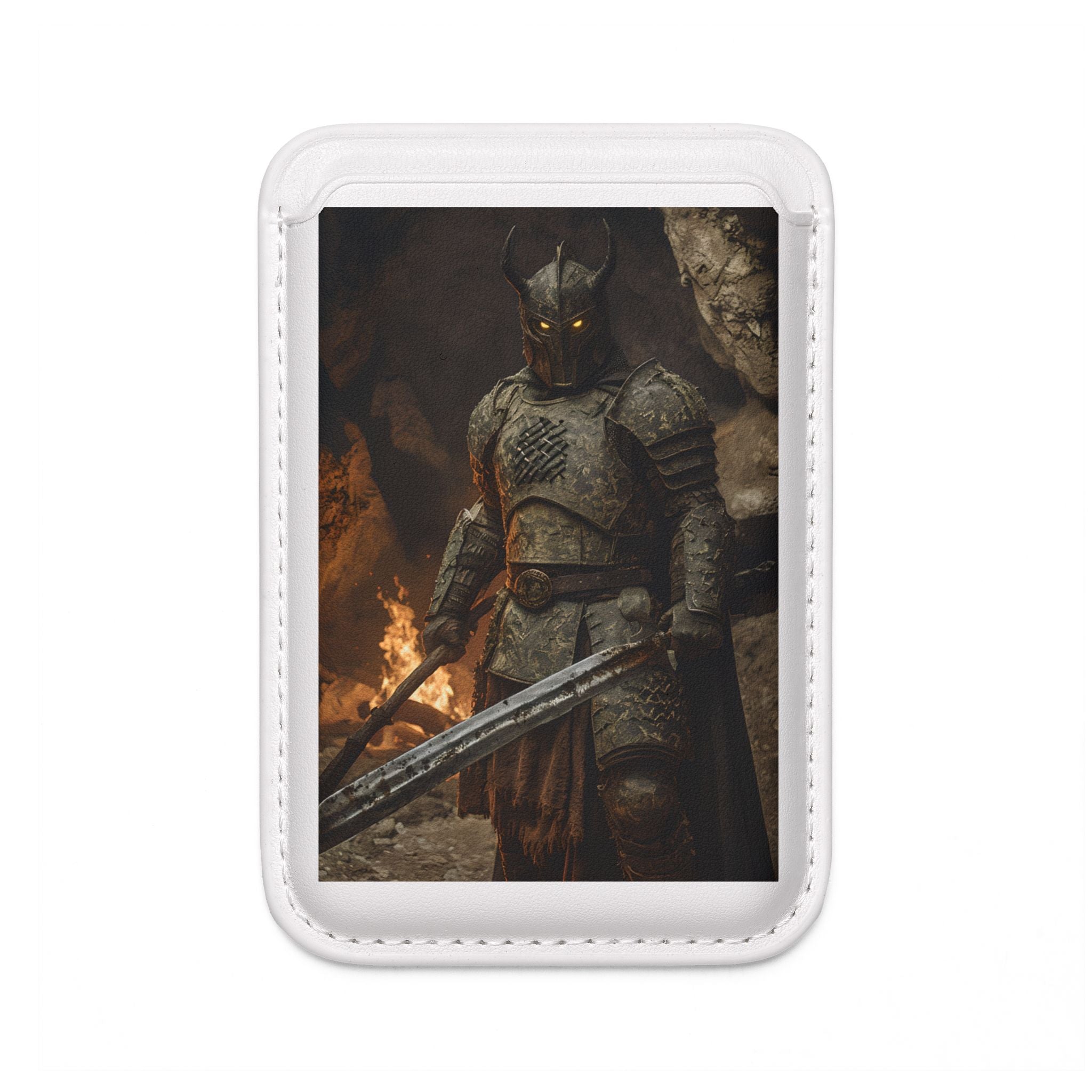 Horned Warrior Vlam Portemonnee – MagSafe Klaar