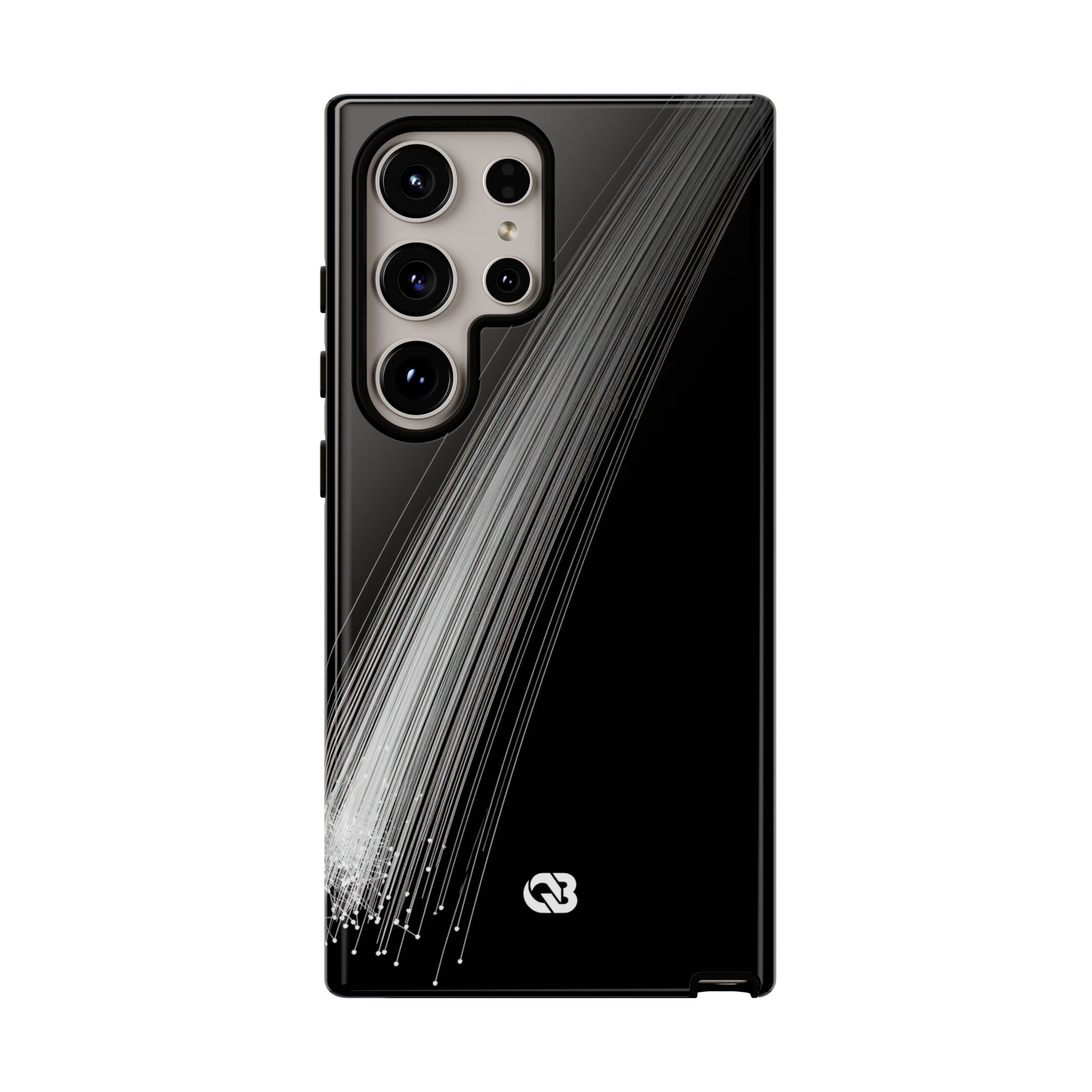 Black Tough Phone Case for Samsung - Linear Velocity Beam