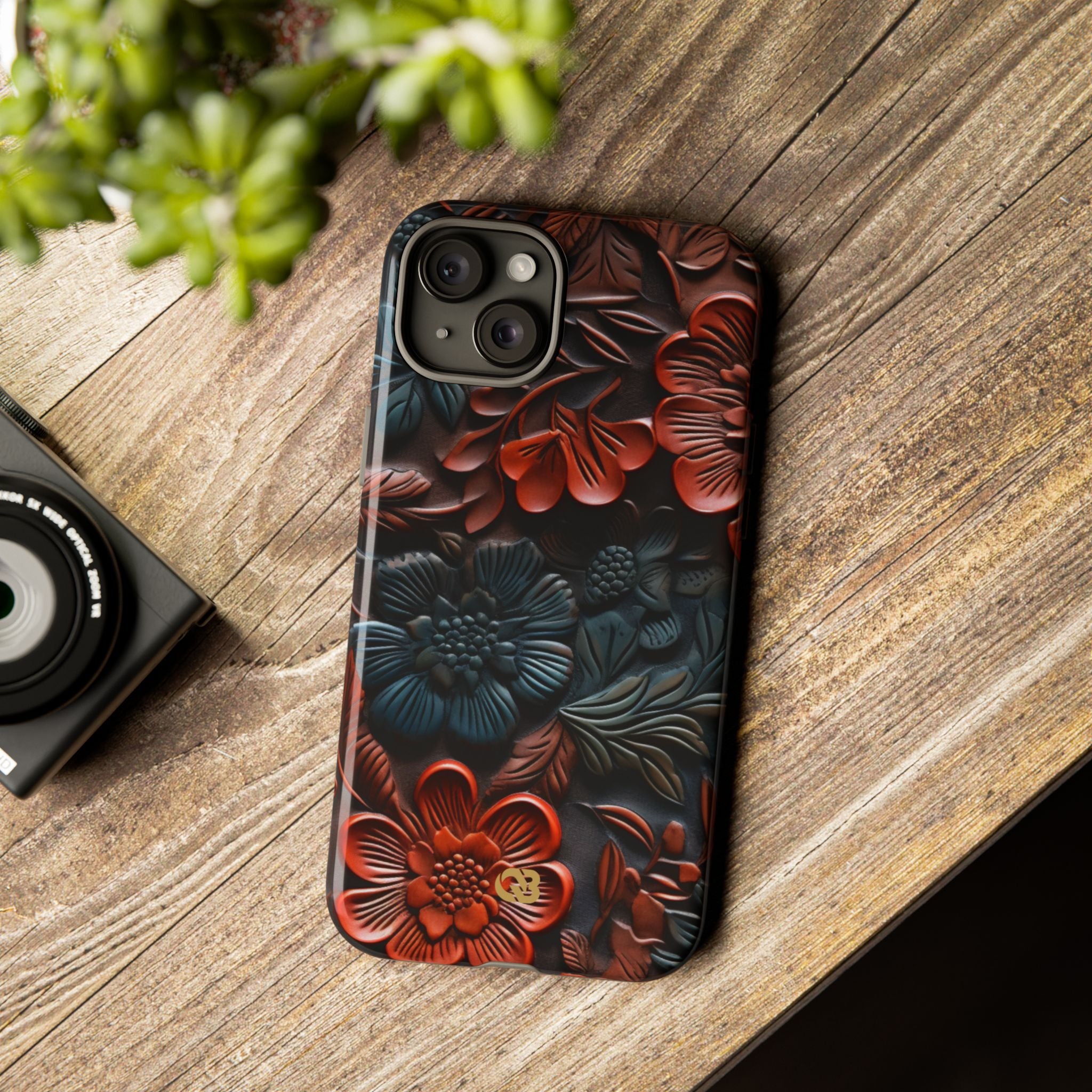Carved Earth Bloom · Tough Coque de téléphone pour iPhone