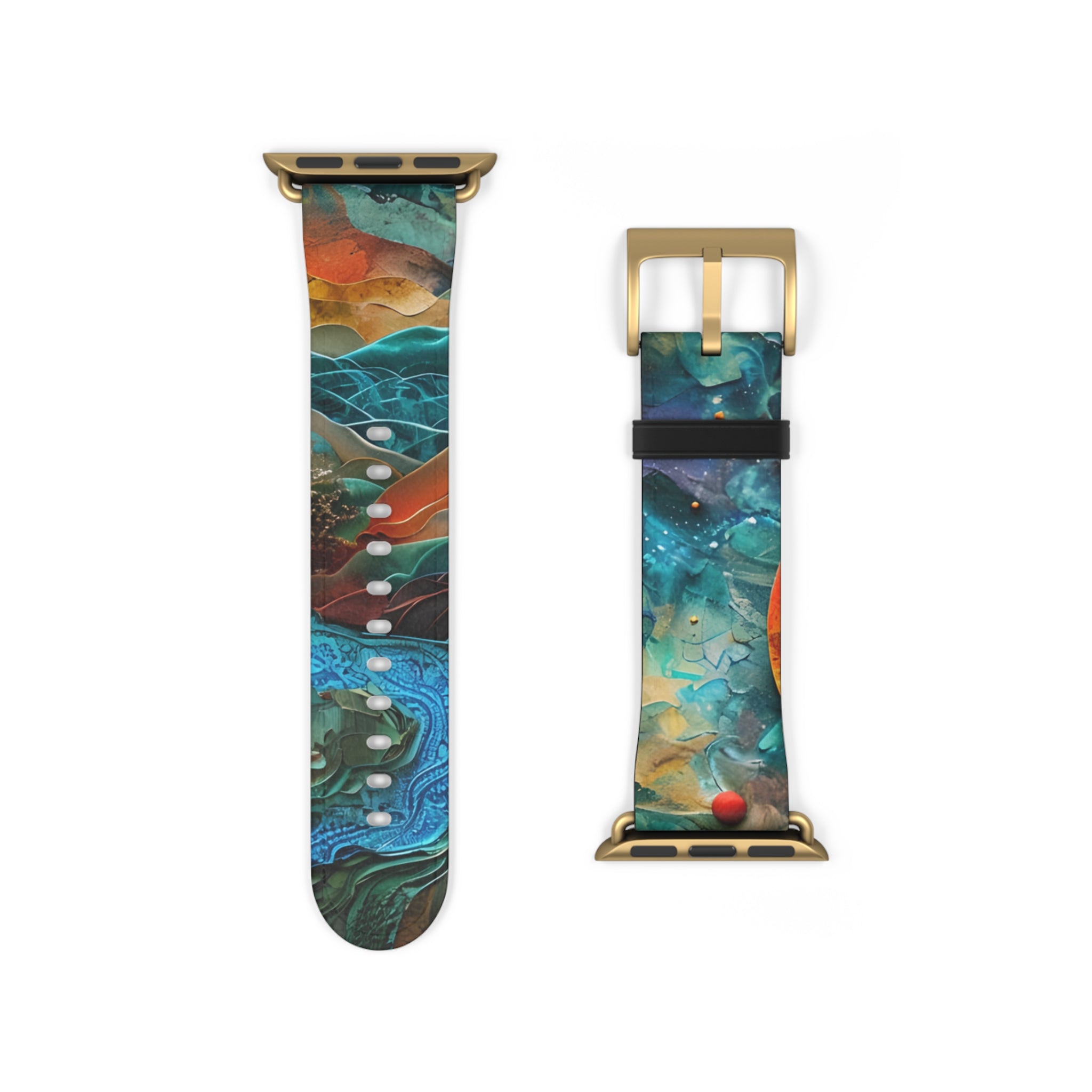 Solar Orbit Orange - Watch Band