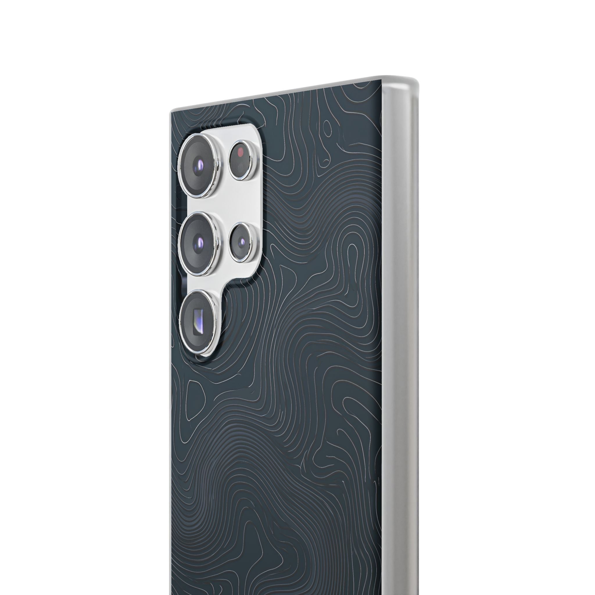 Black Lite Phone Case for Samsung - Obsidian Ridge Topo