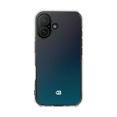 Abyssal Midnight · Clear Impact Magnetic Phone Case for iPhone · Blue