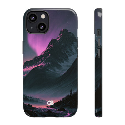 Arctic Aurora Summit · Tough Phone Case for iPhone · Black