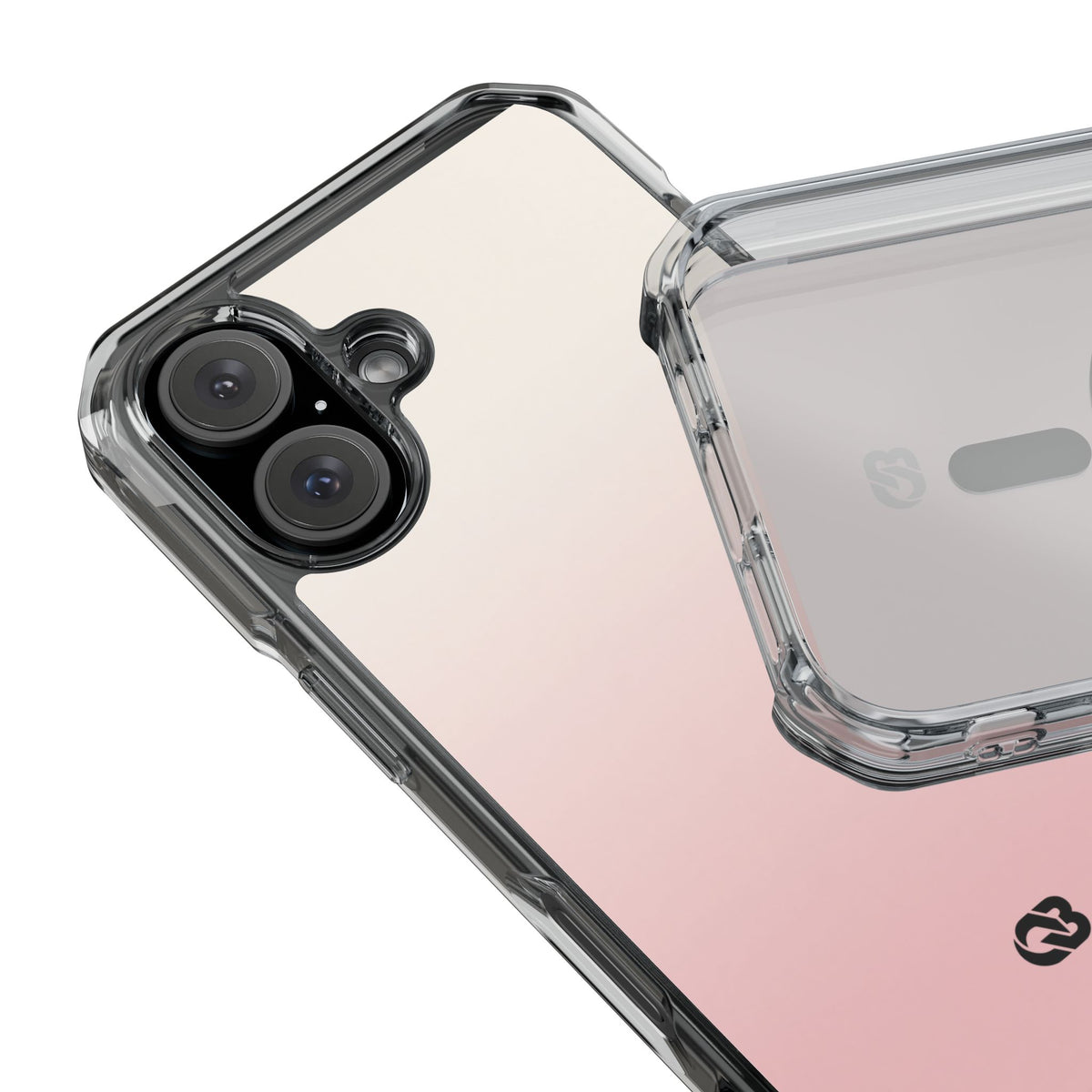 Blush Horizon · Clear Impact Magnetic Phone Case for iPhone ·  Pink
