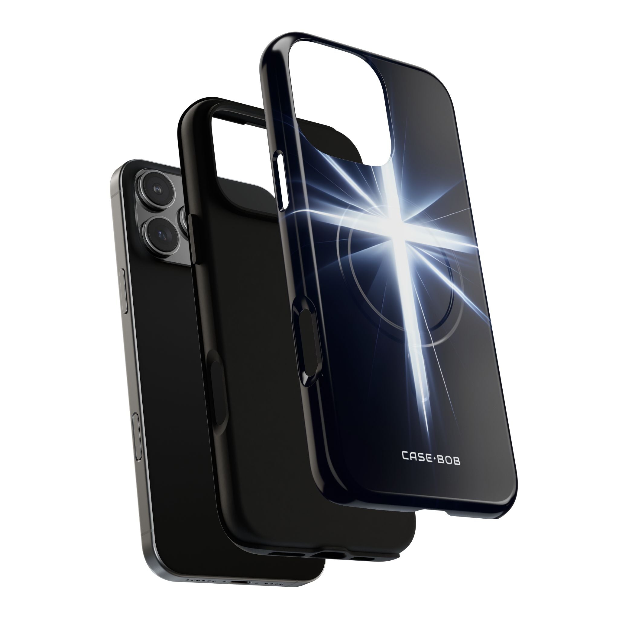 Glowing Crossburst iPhone 16 Pro Max Case - Tough+