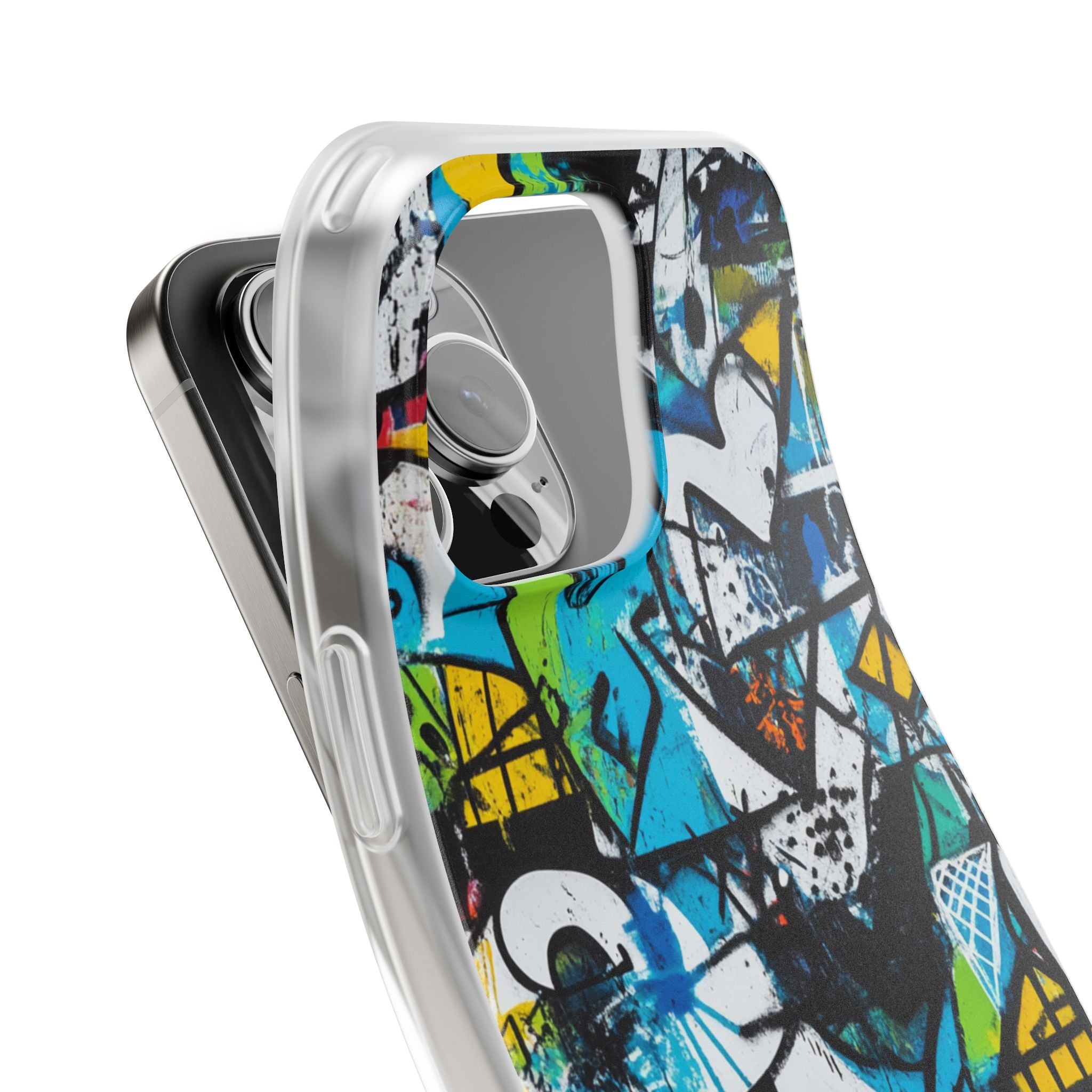 White Ripple Drift iPhone 16 Pro Max Case - Soft