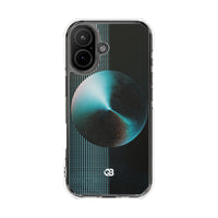 Blue Impact MagSafe Phone Case for iPhone - Cyan Vector Sphere