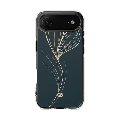 Teal Impact MagSafe Phone Case for iPhone - Sandstone Silk Flora
