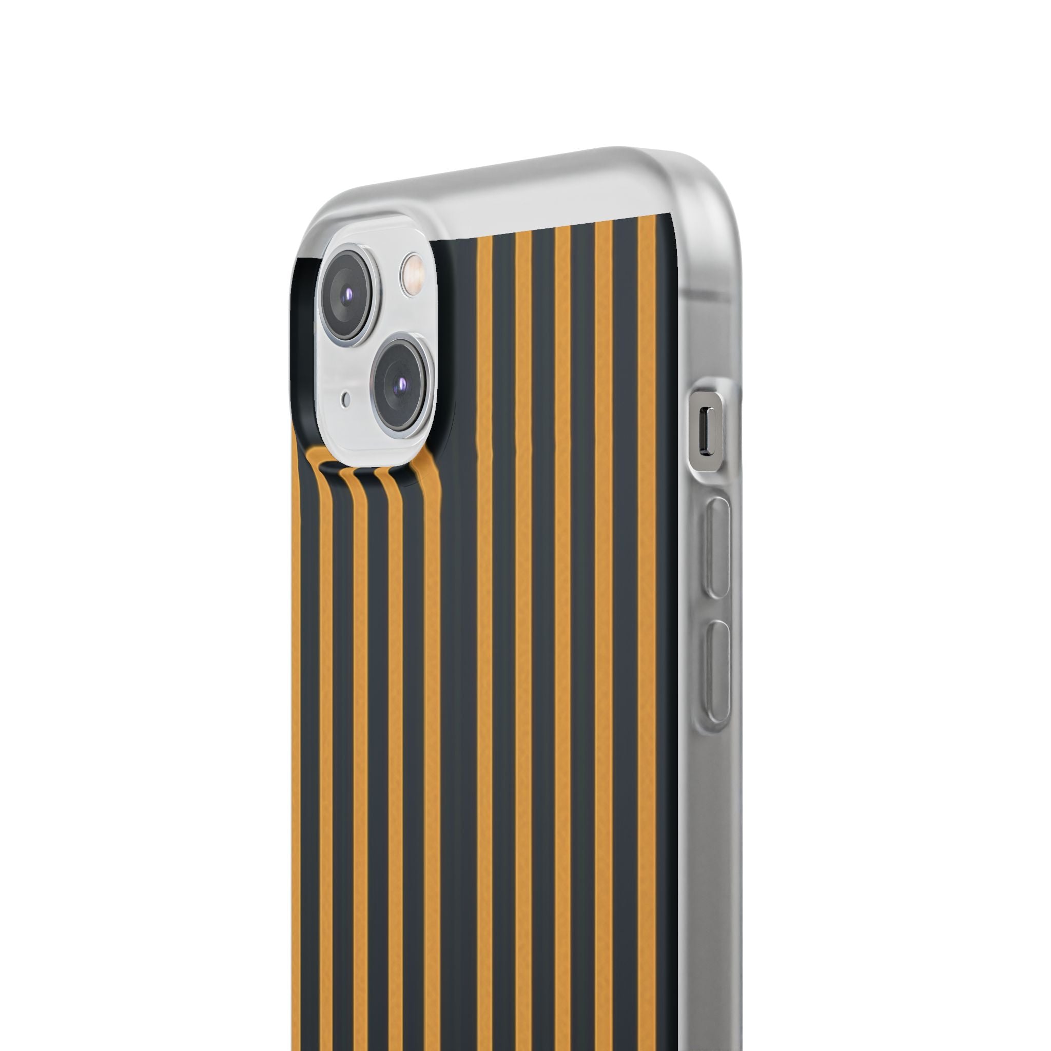Golden Stripes iPhone 14 Plus Case - Soft