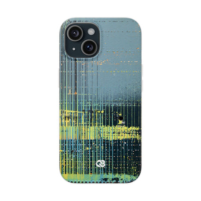 Acid Raster Circuit · Lite Phone Case for iPhone ·  Teal