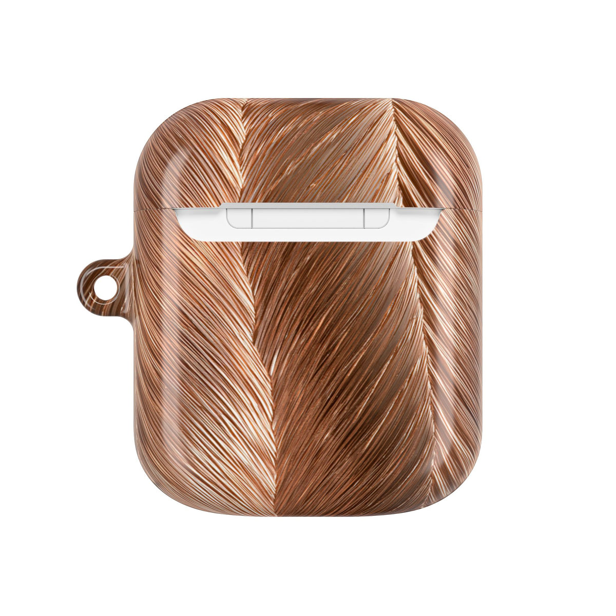 Rose Gold Weave · Hard Case for AirPods & AirPods Pro · Brown