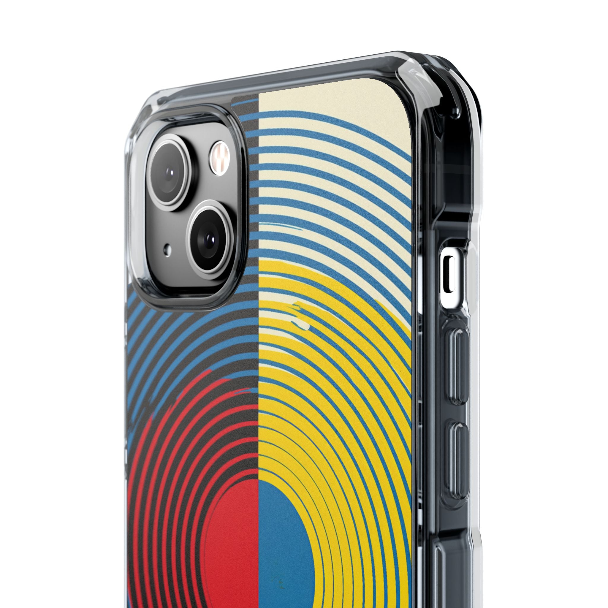 Blue Impact MagSafe Phone Case for iPhone - Primary Circuit Orbit