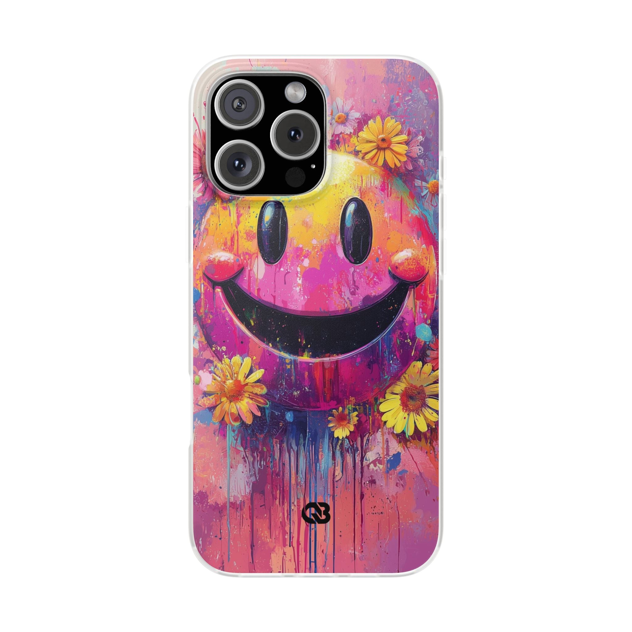 Vivid Grin Graffiti · Soft Phone Case for iPhone