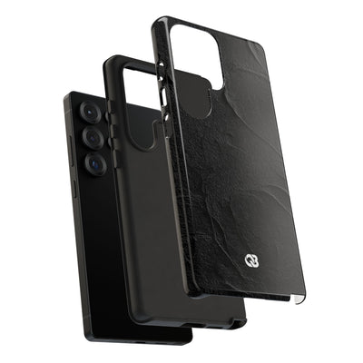 Obsidian Stucco Relief · Tough Phone Case for Samsung · Black