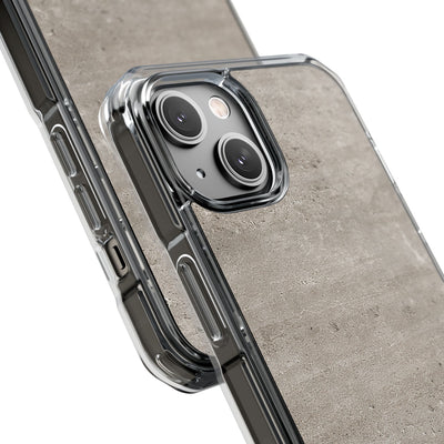 Grey Impact MagSafe Phone Case for iPhone - Brutalist Stone Grit
