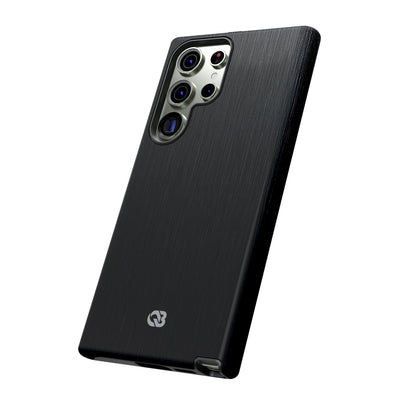 Obsidian Brushed Steel · Tough Phone Case for Samsung · Black