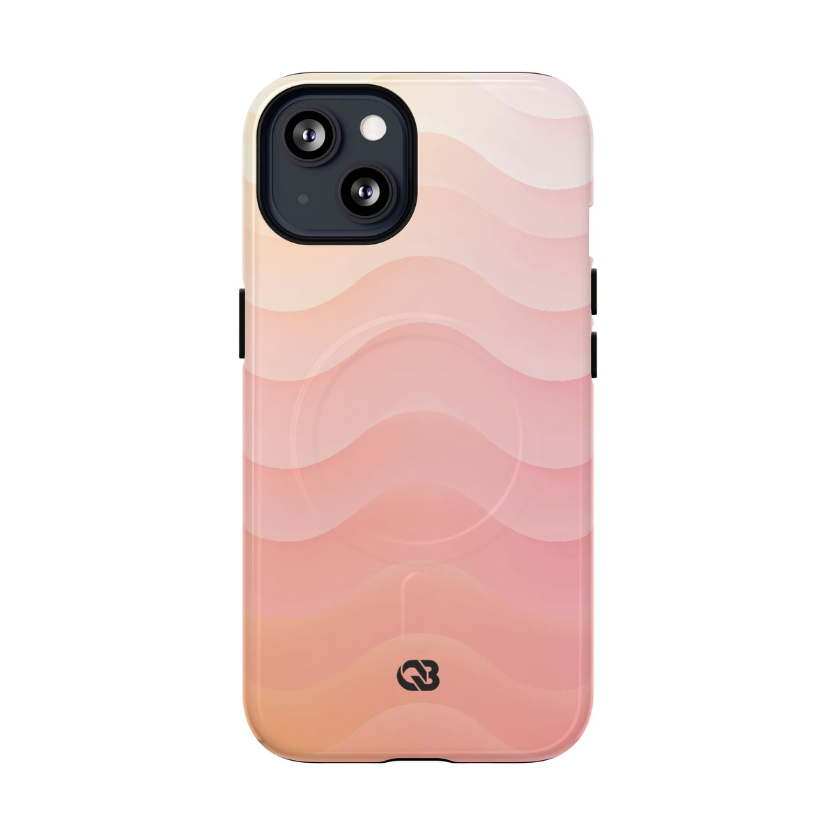 Blush Horizon Waves · Tough 2.0 Magnetic Phone Case for iPhone · Pink