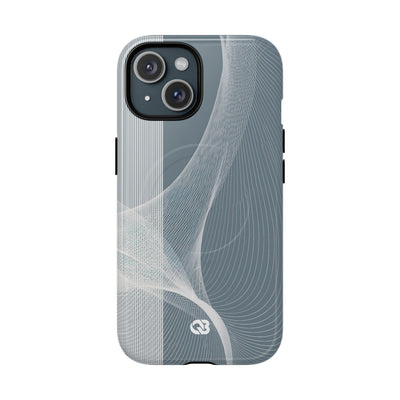 Grey Tough 2.0 Magsafe Phone Case for iPhone - Slate Mesh Horizon