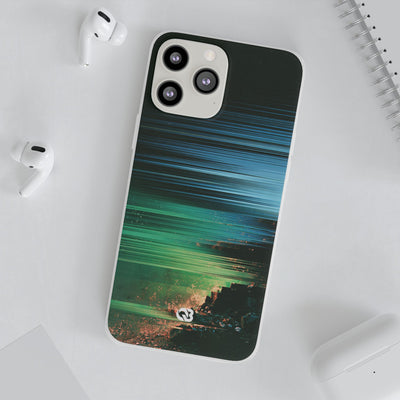 Digital Shoreline Drift · Lite Phone Case for iPhone ·  Teal
