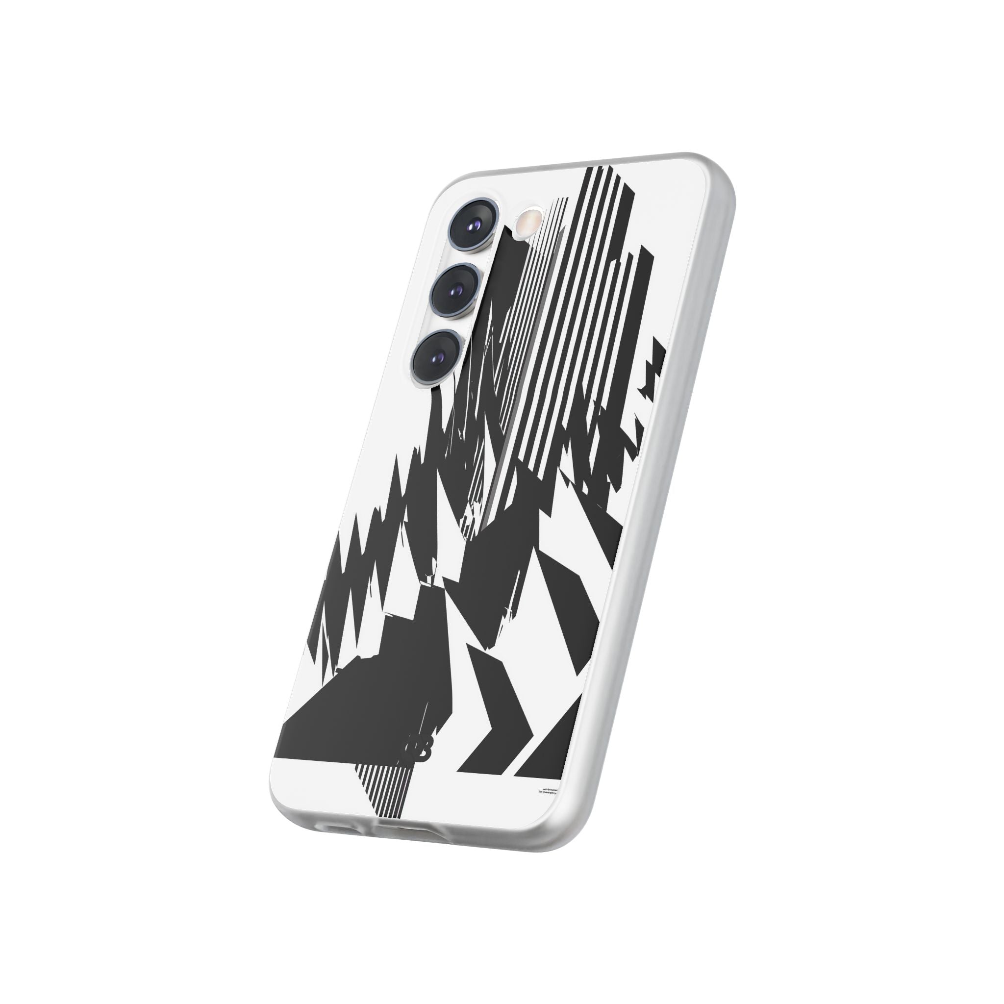 White Lite Phone Case for Samsung - Shattered Vector Spire