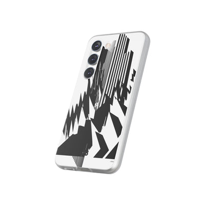 White Lite Phone Case for Samsung - Shattered Vector Spire