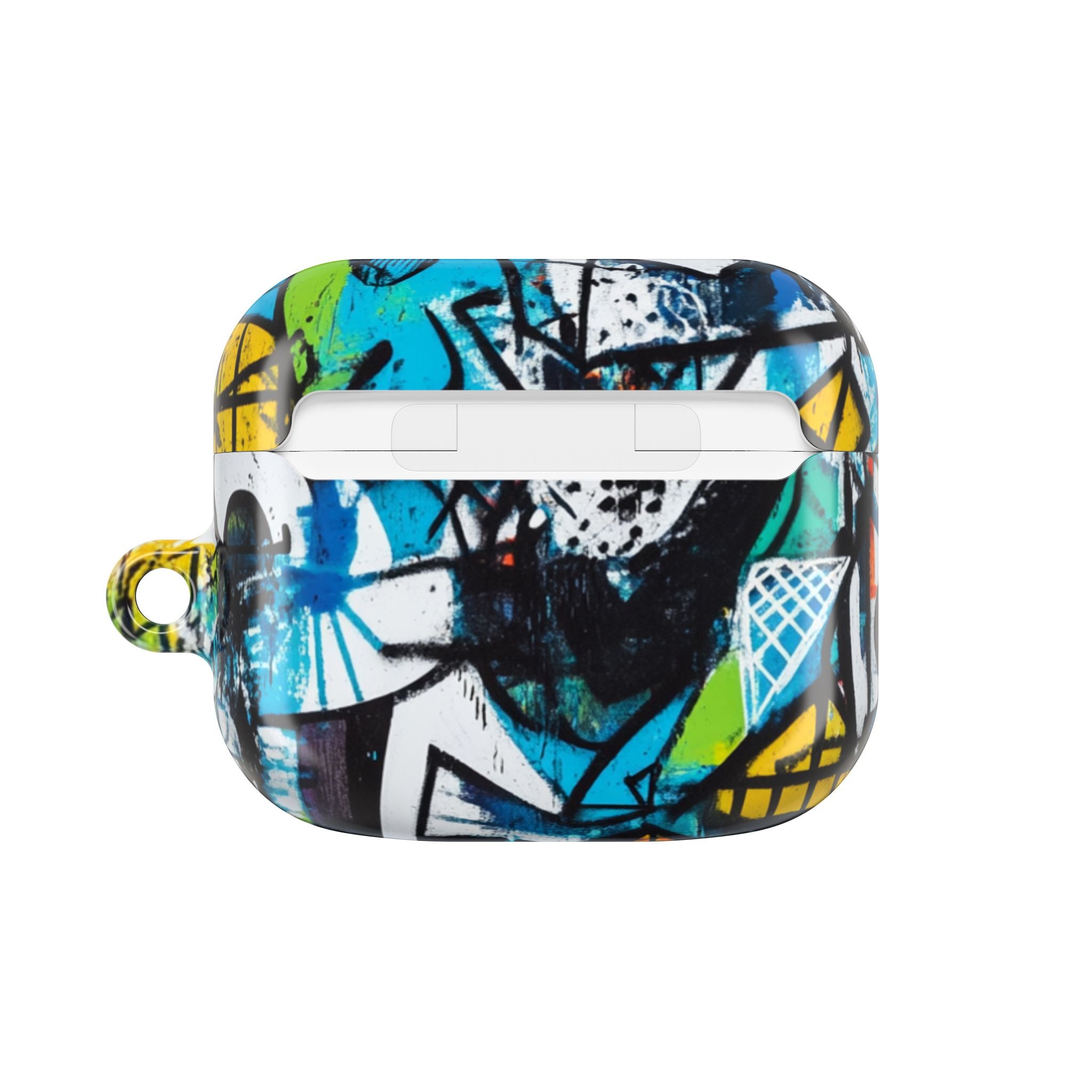 Bold Shapes Blauw - AirPods Case
