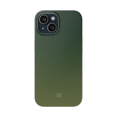 Green Lite Phone Case for iPhone - Shadow Moss Grain