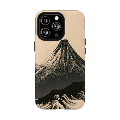 Fuji Summit · Tough 2.0 Magnetic Phone Case for iPhone · Beige