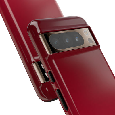 Red Tough Phone Case for Google Pixel - Crimson Velvet Fade