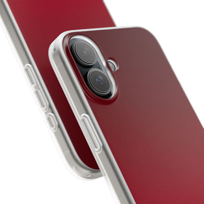 Red Lite Phone Case for iPhone - Crimson Velvet Fade