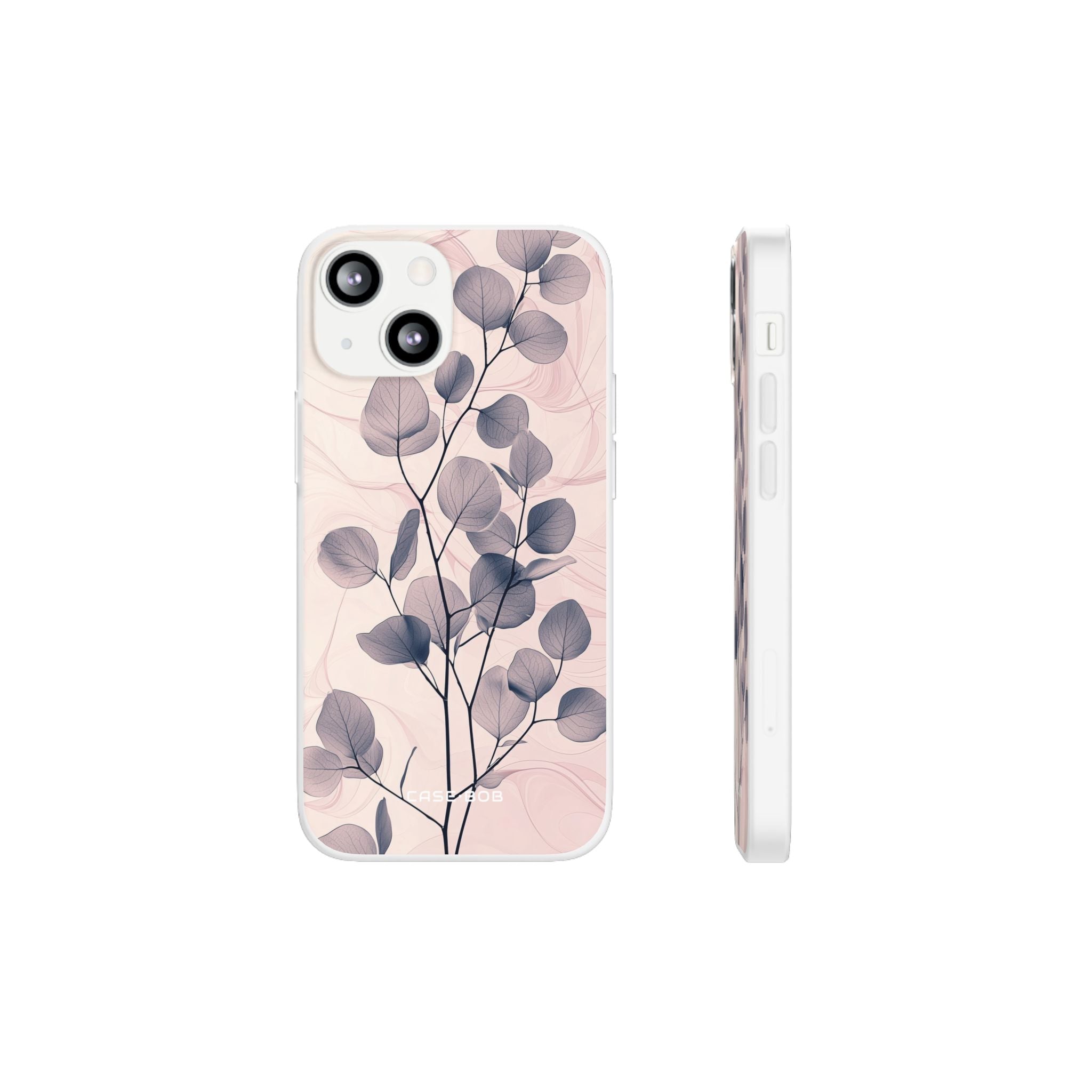 Veined Leaf Whisper iPhone 13 mini Case - Soft