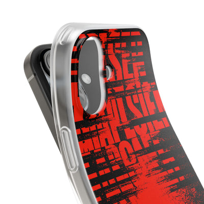 Crimson Redaction · Lite Phone Case for iPhone ·  Black