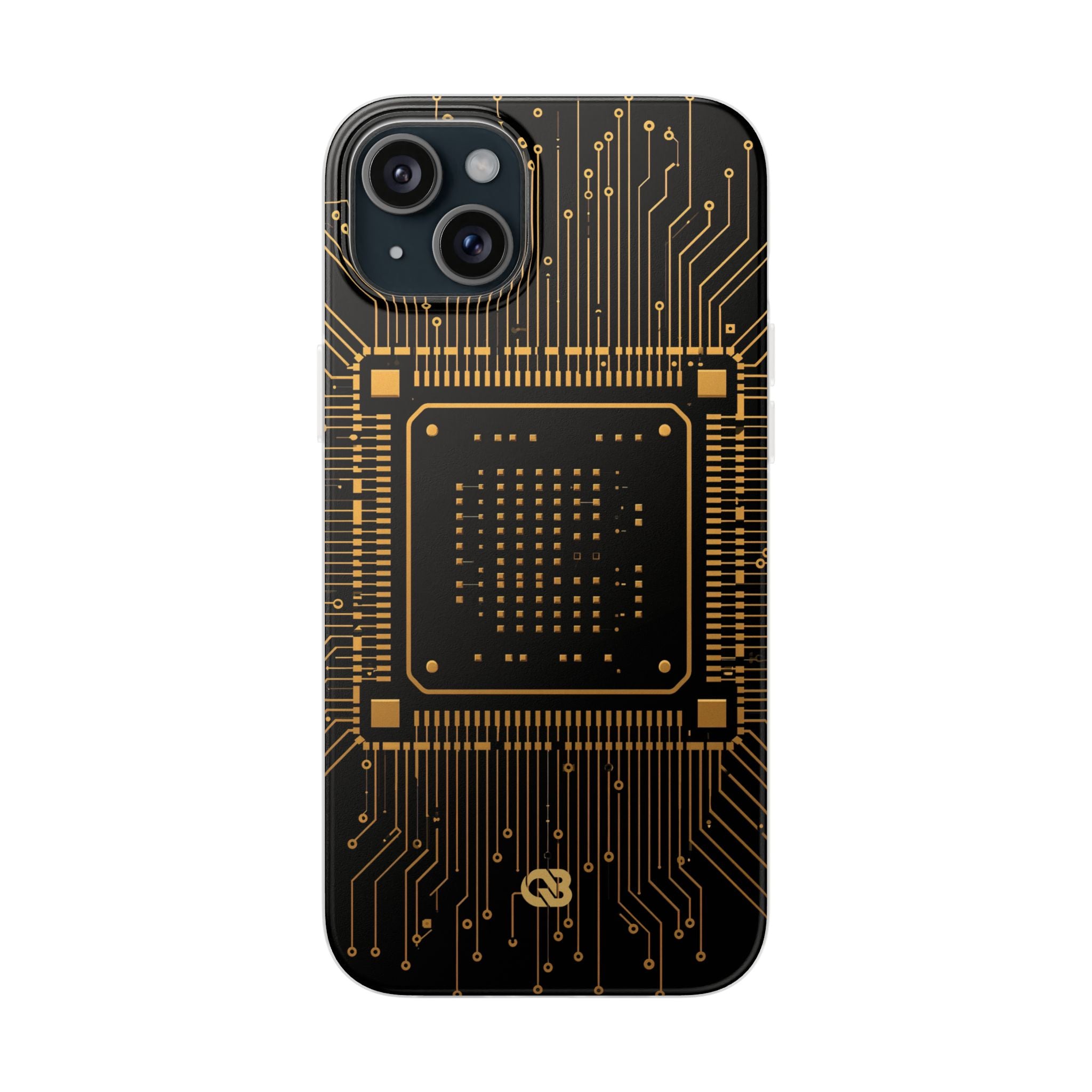 Gold Lite Phone Case for iPhone - Cyber Gold Processor