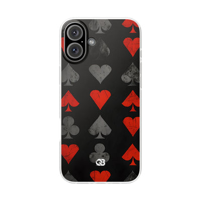 Crimson Ash Suits · Soft Custodia per iPhone